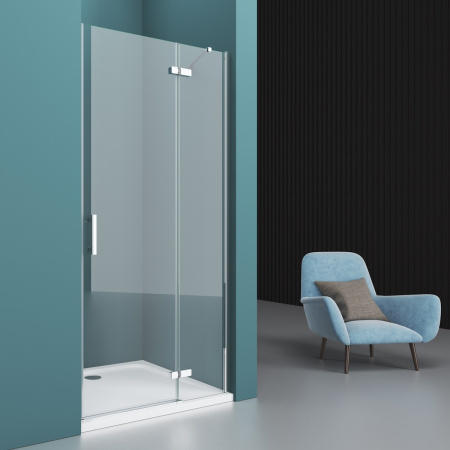 Душевая дверь (80х195) BelBagno KRAFT-B-12-60/20-C-Cr-R