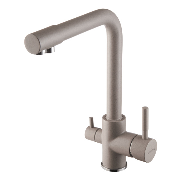 Смеситель для кухни Aquaton Руан 1AX004FCXX250 серый шелк