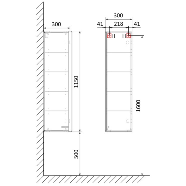 Пенал Jorno Steal 115 Ste.04.115/P/Da