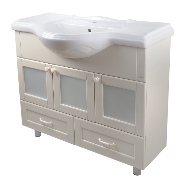 Тумба под раковину Misty Латте 105  П-Лат01105-0322Я