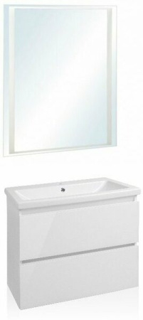 Зеркало с подсветкой Style Line Прованс (60x80) СС-00000524 белый