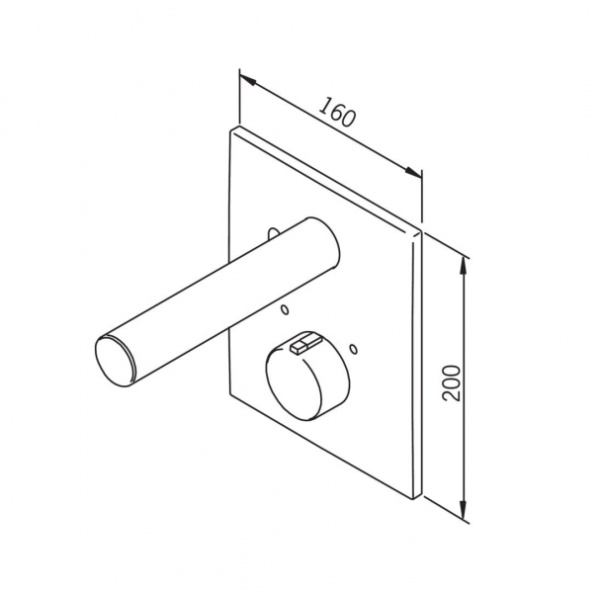 Панель смесителя для умывальника Oras Electra 6257C Панель смесителя для умывальника Oras Electra 6257C