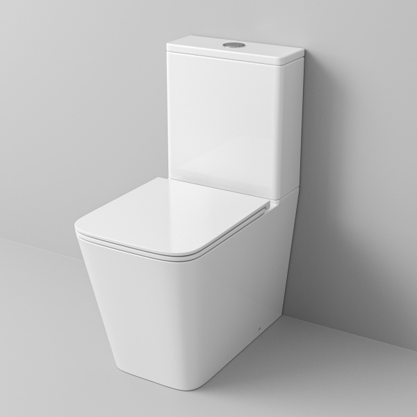 Унитаз напольный безободковый Grossman  GR-4418SQ с сиденьем микролифт