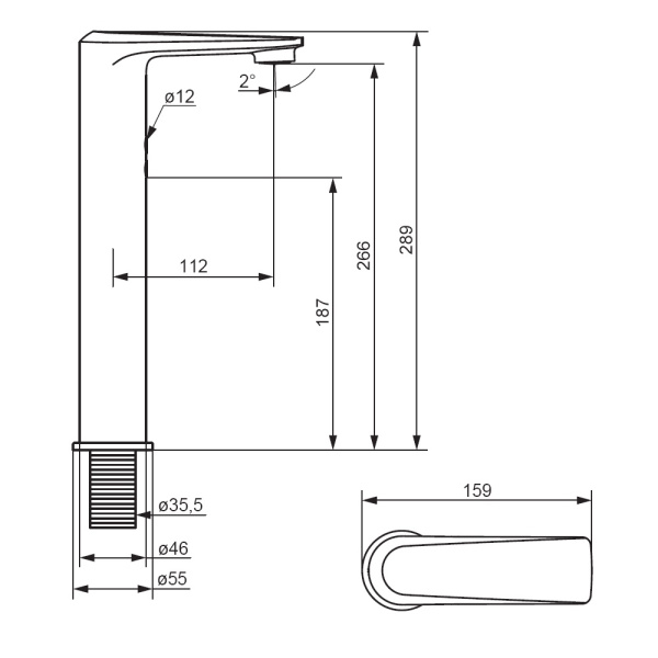 Смеситель для раковины Damixa Jupiter 770280300