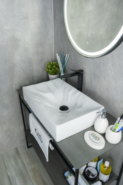 Раковина накладная (57,5х36) Gid N9461