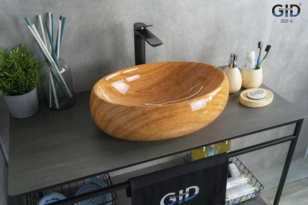 Раковина накладная (48х34) Gid Mnc578