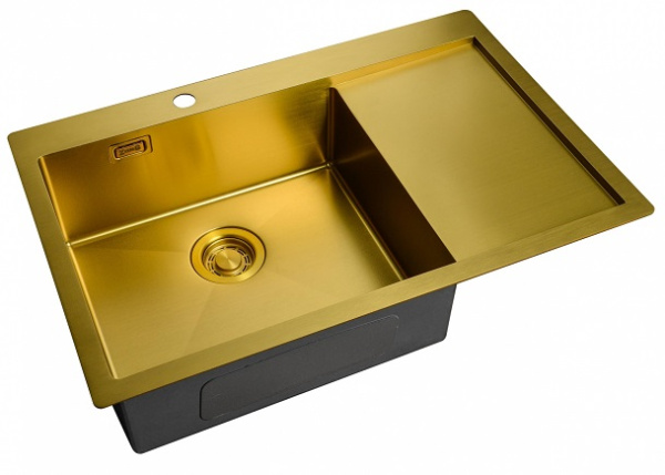 Кухонная мойка (чаша слева) ZL R 780510-L BRONZE