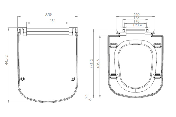Сиденье для унитаза Cersanit COLOUR DPL EO S-DS-COL-DL-t