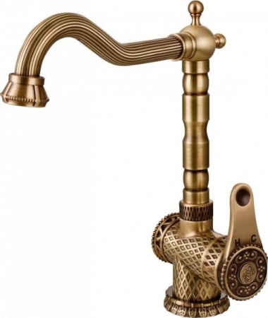 Cмеситель для кухни Zorg A 408K-BR бронза