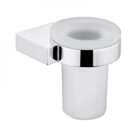 Стакан стеклянный цвет хром KLUDI A-xes 4897505