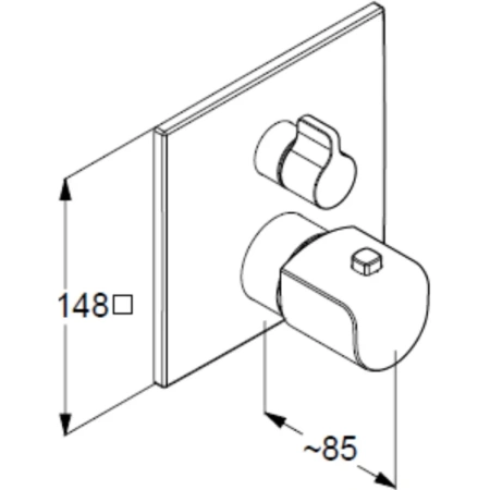 Смеситель для душа Kludi Ameo 418850575