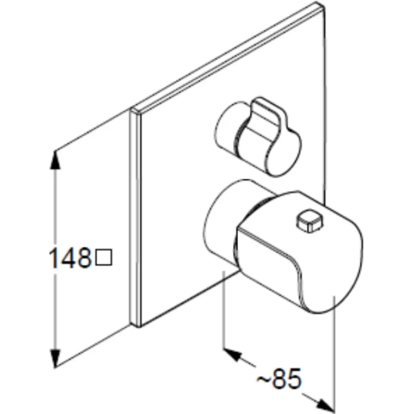 Смеситель для душа Kludi Ameo 418850575