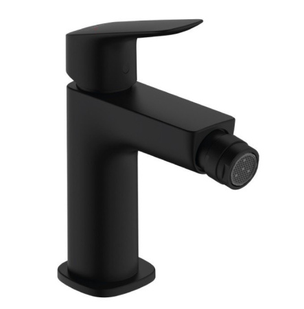 Смеситель для биде с донным клапаном Hansgrohe Logis Fine 71201670 черный матовый