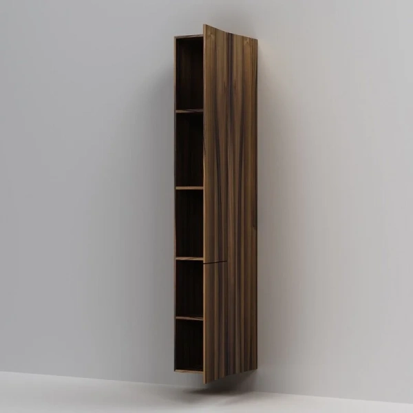 Пенал подвесной 30 см Am.Pm Gem M90CHR0306HF, орех, правый