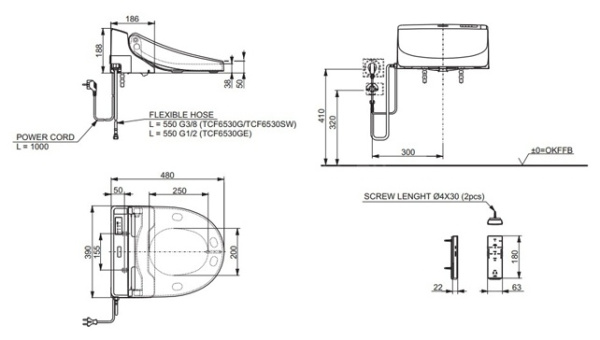 Сиденье для унитазов TOTO TCF6530G#NW1 Сиденье для унитазов TOTO TCF6530G#NW1