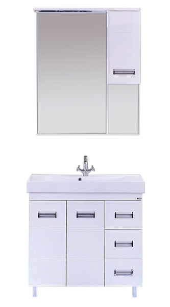 Зеркало-шкаф (74х100) Misty Селена 75 правый П-Сел02075-01П