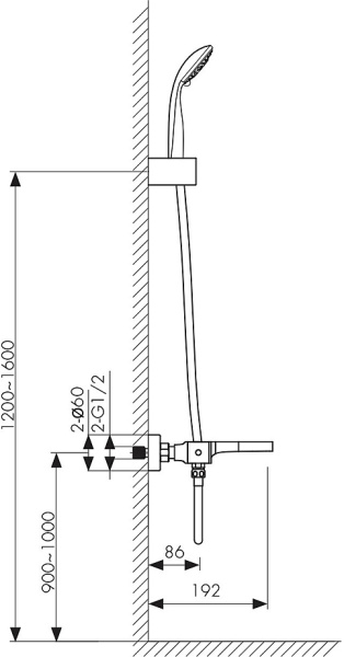 Смеситель для ванны KAISER Star (2022)