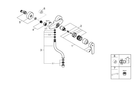 Смеситель для кухни Grohe Eurosmart 31509 003 (31509003) хром