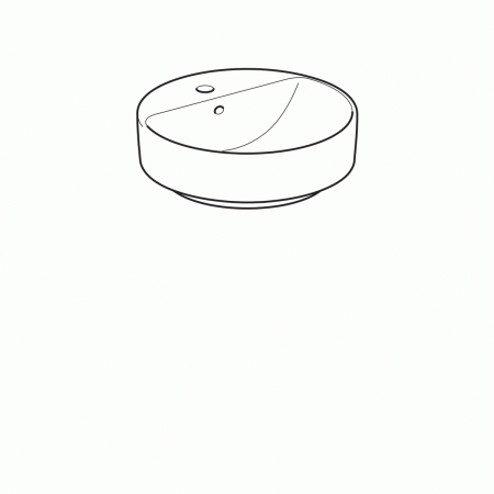 Раковина накладная (55х40) Geberit Variform 500.769.01.2
