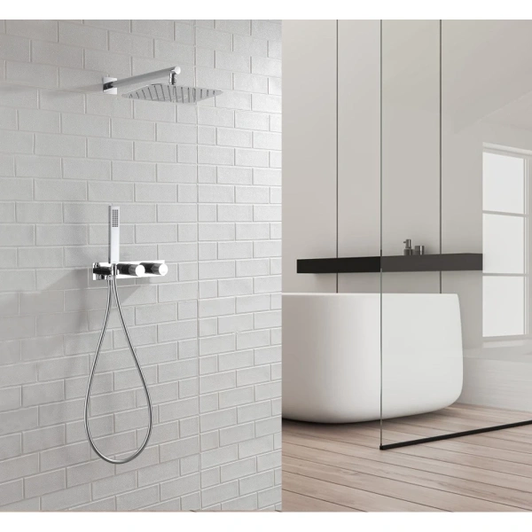 Душевой комплект ABBER Daheim AF8718 скрытого монтажа без излива, хром