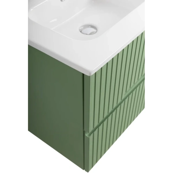Тумба под раковину Cezares DUET-N-1200-4C-SO-2-PS-P Фисташковый софт