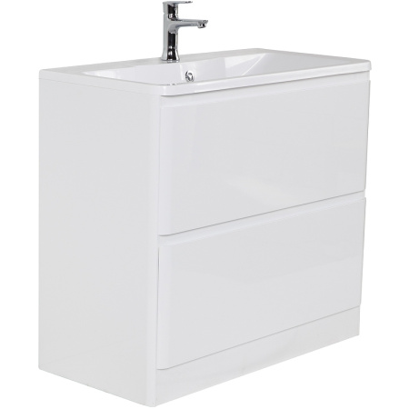 База под раковину напольная BelBagno ALBANO-800-2C-PIA-BL Bianco Lucido