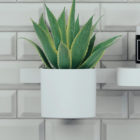 Стакан для зубных щеток Hansgrohe WallStoris 27921700 белый матовый