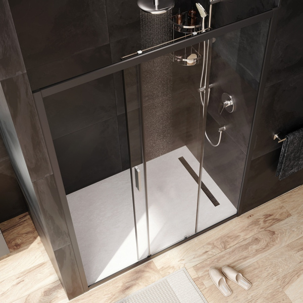 Душевая дверь (140х195) Am.Pm Gem Solo W90G-140-1-195BT