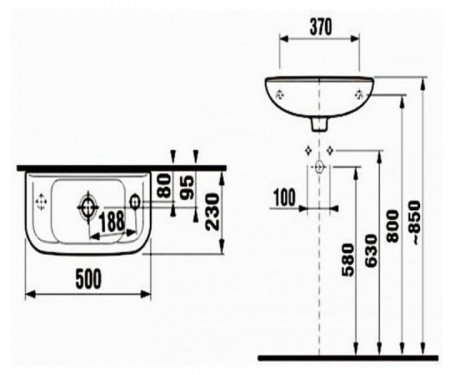 Раковина Jika Olymp New 8156130001051