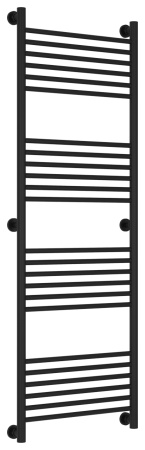 Полотенцесушитель Водяной Прямая Сунержа Богема + (150х50) Матовый Черный 31-0220-1550