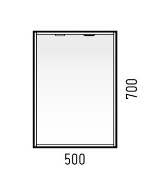 Зеркальный шкаф (50х70) Corozo Орегон 50 SD-00001435