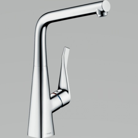 Смеситель для кухонной мойки hansgrohe Metris M71 73813000