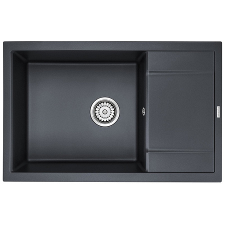 Кухонная мойка Paulmark  Flugen 60 PM317850-BLM черный металлик