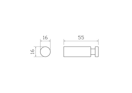 Крючок для ванной WONZON & WOGHAND EASY, брашированное золото WW-8105-2-BG