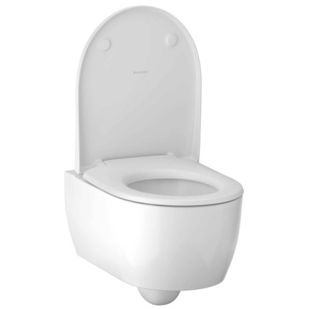 Унитаз с инсталляцией подвесной безободковый GEBERIT iCon 500.060.TC.I с горизонтальным выпуском