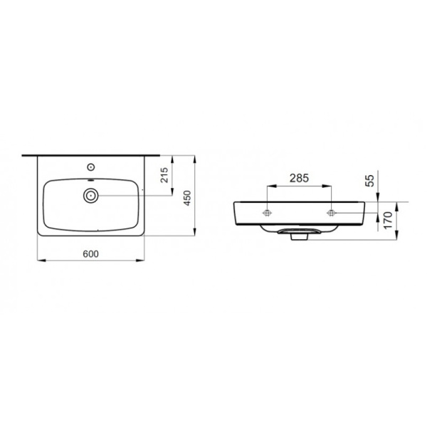 Раковина 1Marka  НЕО-60 У69478