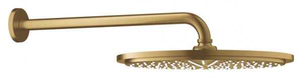 Верхний душ с кронштейном Grohe Rainshower Cosmopolitan 26066 GN0 (26066GN0) матовое золото Верхний душ с кронштейном Grohe Rainshower Cosmopolitan 26066 GN0 (26066GN0) матовое золото
