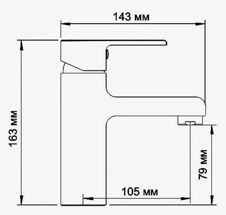 Смеситель для раковины WasserKRAFT Ammer  3703