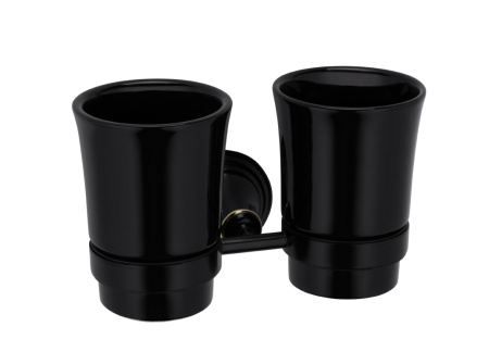 Стакан для зубных щеток FIXSEN Luksor двойной FX-71607B