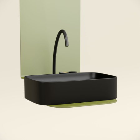 Раковина накладная (60,5х38) Ceramica Nova ELEMENT CN6053MB
