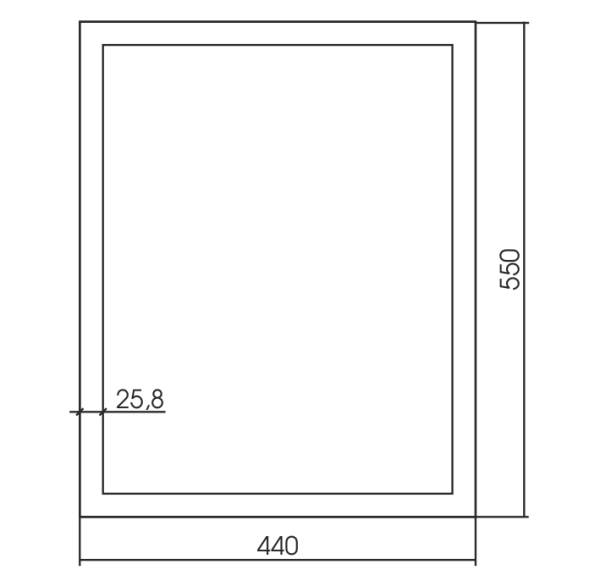 Зеркало (44х55) Silver Mirrors Магнат ФР-00002188