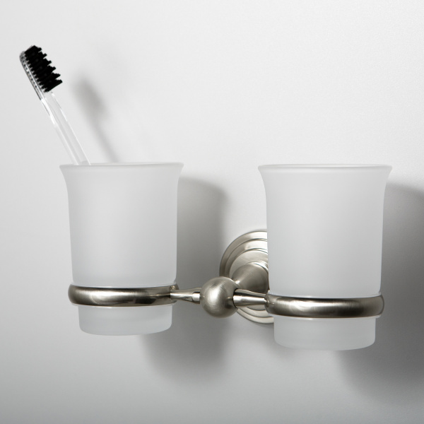Стакан для зубных щеток двойной WasserKRAFT Ammer K-7028D