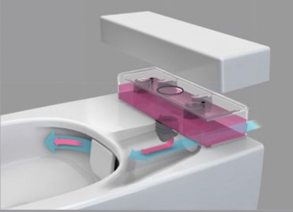 Унитаз безободковый VITRA Metropole + VitrAflush (56 см) 5672B003-6075