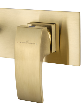 Смеситель для раковины встраиваемый WONZON & WOGHAND FIT, брашированное золото WW-88869009- BG