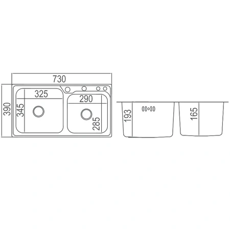 Кухонная мойка Arrow AG5517