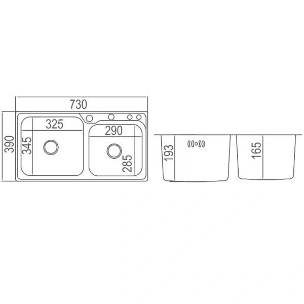 Кухонная мойка Arrow AG5517