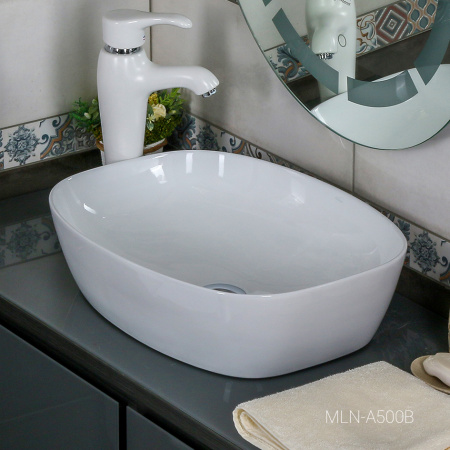 Раковина накладная (50,5х39) Melana A500B-805