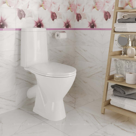 Унитаз напольный Cersanit JUST 031 3/6 TPL 64073