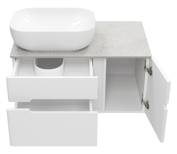 Тумба под раковину Misty Роял 80 П-Роя-01080-011П2Я