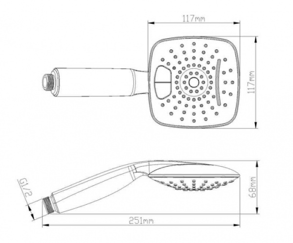 Ручная лейка D&K (DC1101501)
